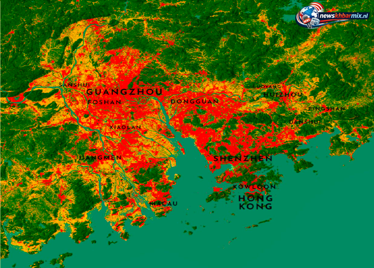 In welk deel van china ligt de parelrivierdelta (9)