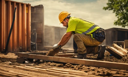 Opspringend hout onder hoogwerkers (14)