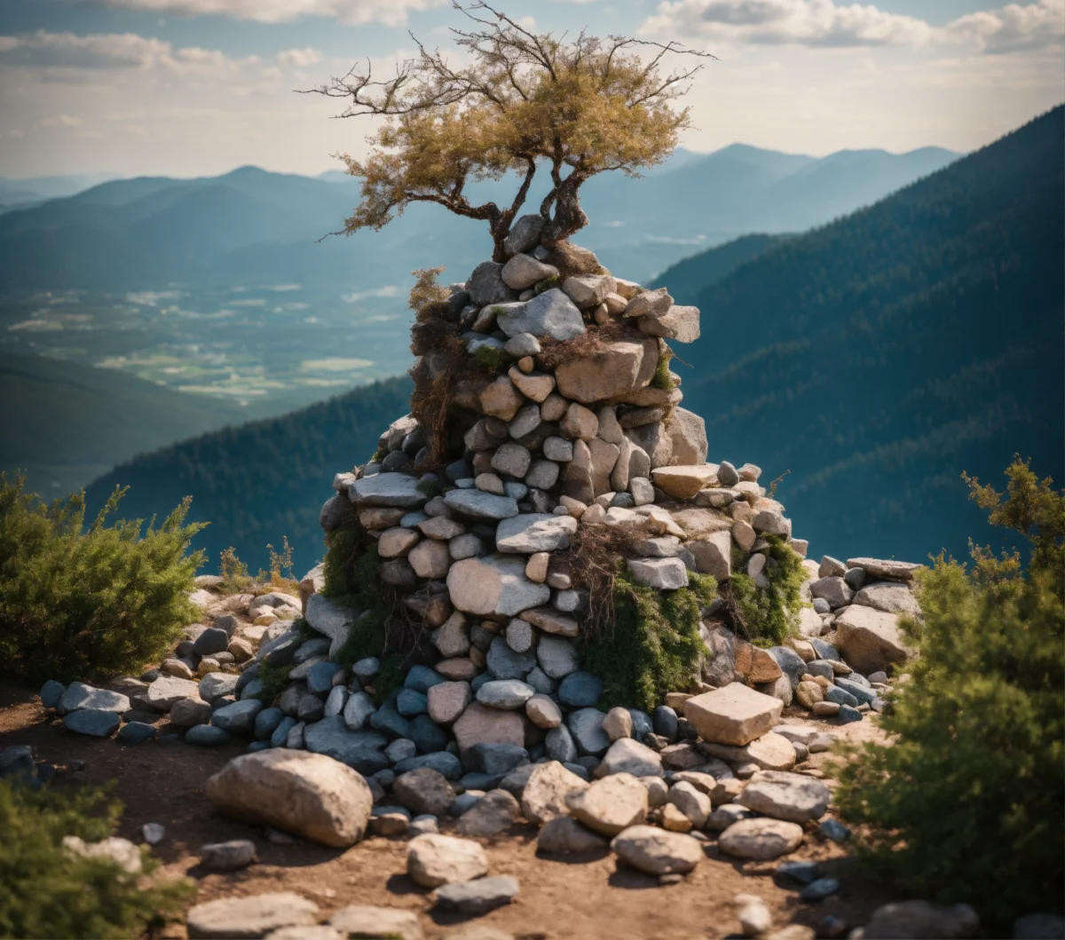 Berg in Georgia waar een omstreden beeldhouwwerk drie zuidelijke helden eert die vochten om slavernij te behouden (5.8)