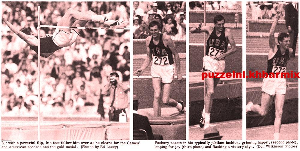 Deze atleet introduceerde in 1968 een nieuwe hoogspringtechniek (7)