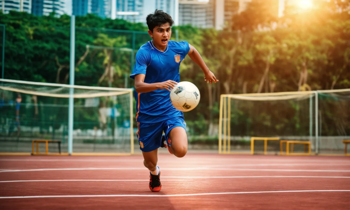 Door voetballers gemaakte spelfout (5)
