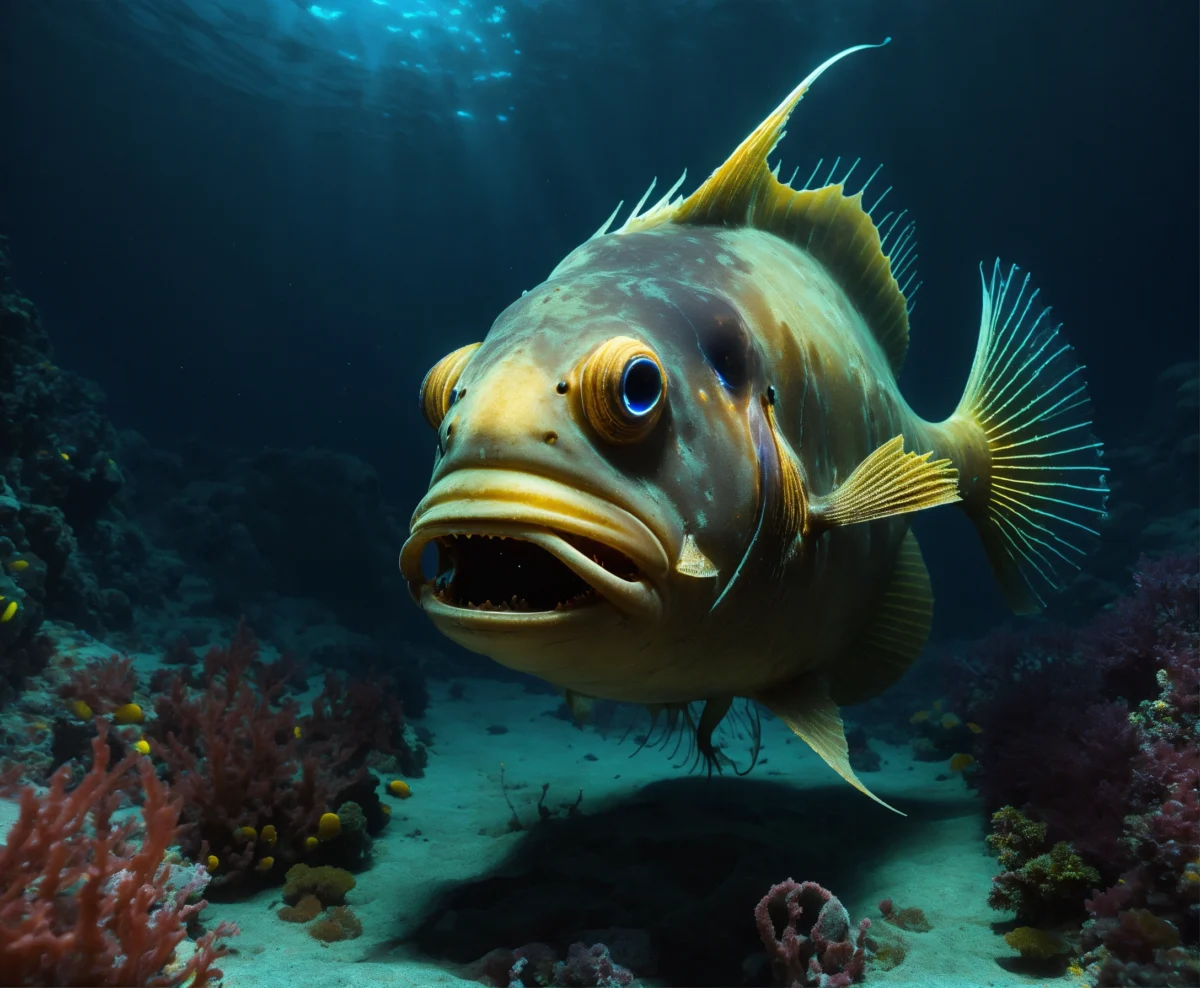 Riviervis verwant aan de vlamzalm en het vuurvoorntje (10)