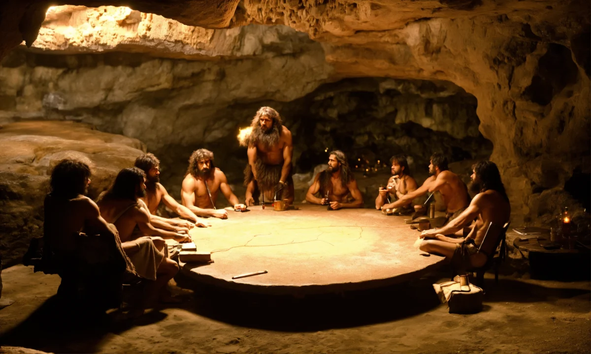 Wat voor afbeelding werd er in de Grot van Pech Merle naast de grotschildering van de gestippelde paarden nog meer gevonden