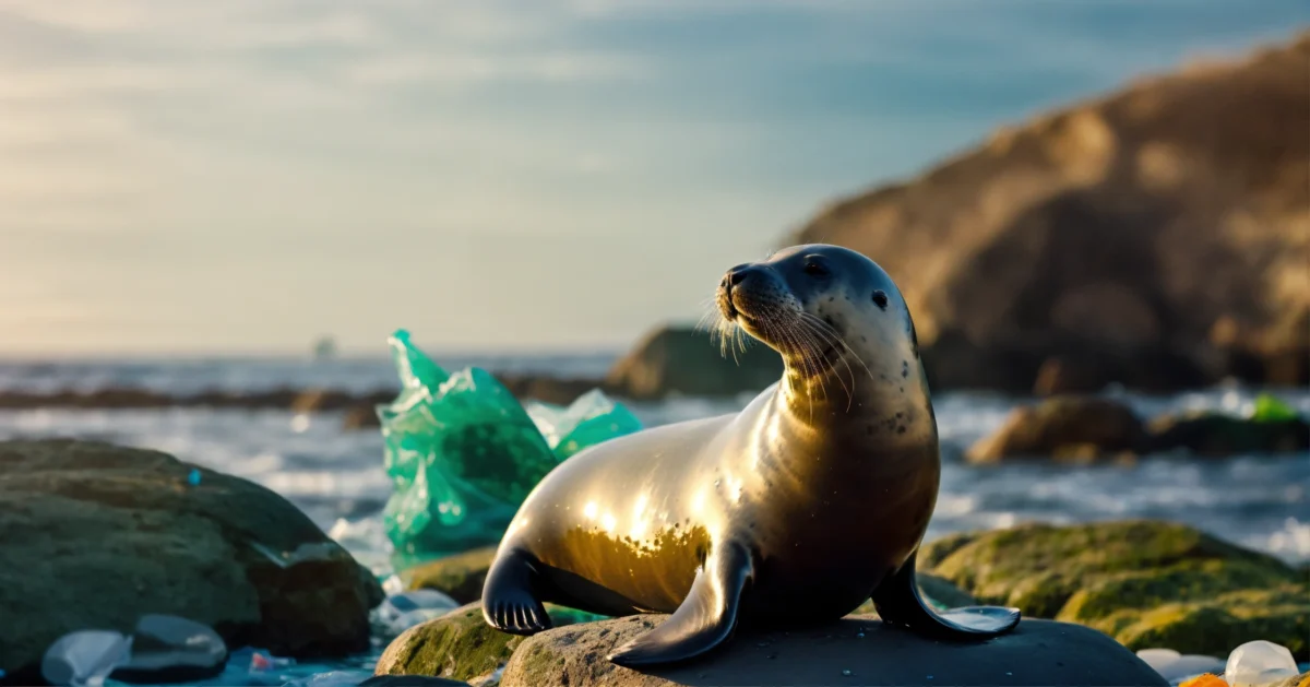 Zeeleeuwen sporen die voetballer aan. (11)