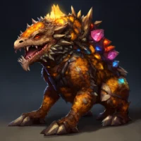 Een dier met meerdere levens en 'n aantal vellen (6)