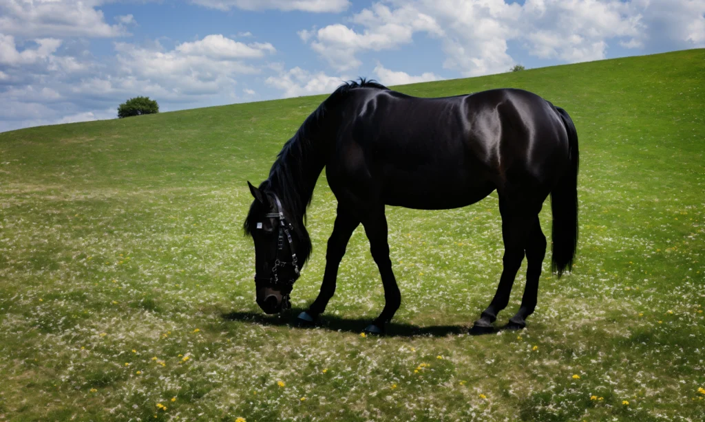 Hoe heet een zwart paard (4)