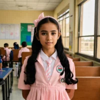 Leerlinge van een havoschool (7)