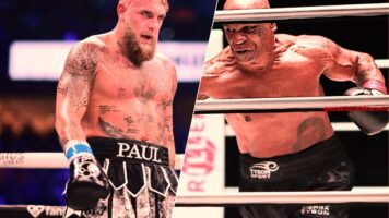 Mike Tyson versus Jake Paul vandaag in de tijd