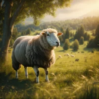 Onstuimig schaap. (8)