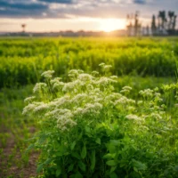 Plantaardig hoofdbestanddeel van een watervogel. (10)