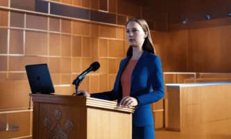 Presentatrice die iets volks heeft. (5)