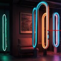 Tv die voor verlichting zorgt. (8)