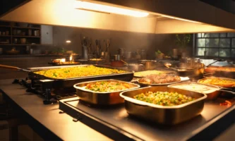 Zo ligt het eten bij een buffet gewoon dik te doen (4.3.10)