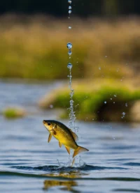 Zwemstijl waarbij men zich fluitend voortbeweegt (10)