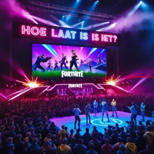 hoe laat is het fortnite live event