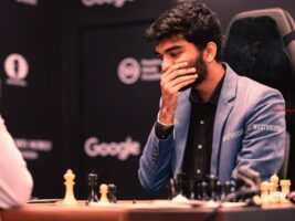 Deze Indiase schaakgrootmeester werd vorige week de jongste wereldkampioen ooit. (6)