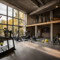 Die gaat de lucht in in een turnzaal (7)