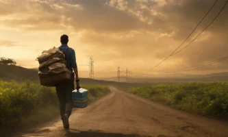 Huisraad op de weg. (15)