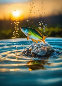 Kleine roofkarper (anagram vanvaler). (5)