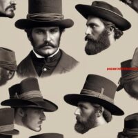 Naar een vrijheidsstrijder genoemde herenhoed. (9)