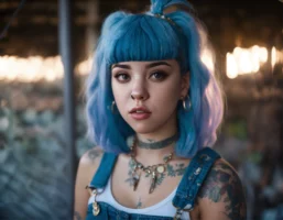 Neusringen en wenkbrauwpiercings. (15)