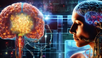 Onvermogen om te spreken door een aandoening van de stembanden. (6)