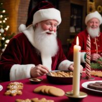 Soms prominent aspect van Sinterklaas: feestmaal, mondkost (5)