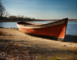 Van oorsprong was deze boot een uitgeholde boomstam (4)
