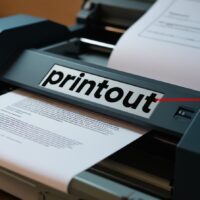 Waar printen op neer komen. (10)