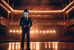 Zijn toneelpersonage afleggen. (9)