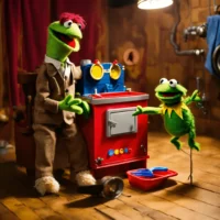 aan welke figuur in sesamstraat heeft paul haenen zijn stem