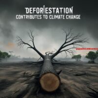 hoe draagt het kappen van bossen bij aan klimaatverandering