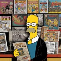 welke striptekenaar bedacht de simpsons