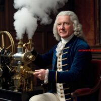 wie vond in 1769 de stoommachine uit
