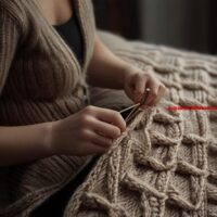 zo heet een rij steken in een breiwerk