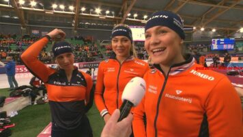Wonnen de Nederlandse dames bij de WK afstanden voor Canada en Polen. (10)