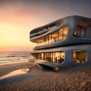 Dit wordt gezegd van o.a. een badplaats die zeer luxueus is en waar je de jetset kunt tegenkomen. (7)