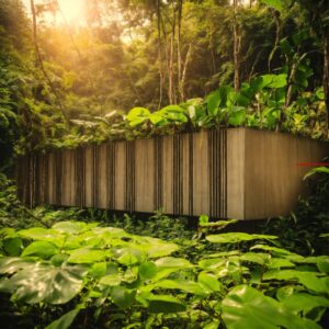 Gaan een voor een in de tuinafscheiding nogal beneveld. (5)