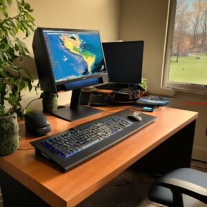 Lay’s doet in computermateriaal. (13)