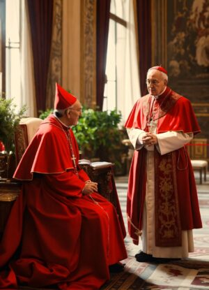 Wie als paus het conclaaf in gaat komt er als ….. weer uit. (9)