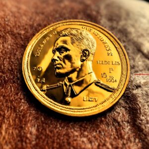 Wat werd gesymboliseerd door het teken ƒ (6) letters