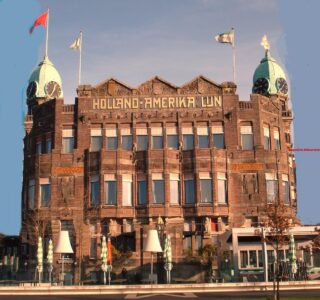 Welk horecabedrijf zit in het oude directiegebouw van de Holland-Amerikalijn