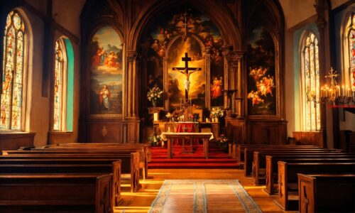 In de kerk staat weer een overzicht