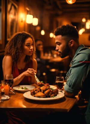 We krijgen iemand te eten. Als het gas ‘t nu maar doet