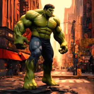 Welke superheld wordt groen als hij zich kwaad maakt (4)