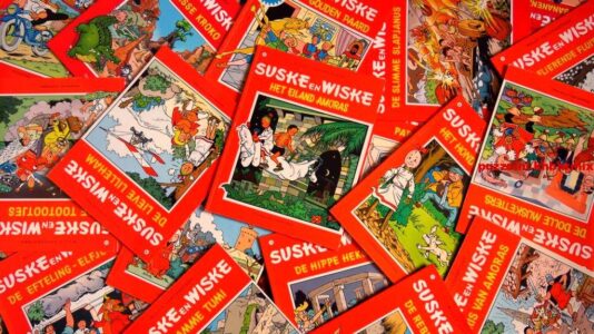 Bij wie wonen Suske en Wiske in huis (5.7) letters