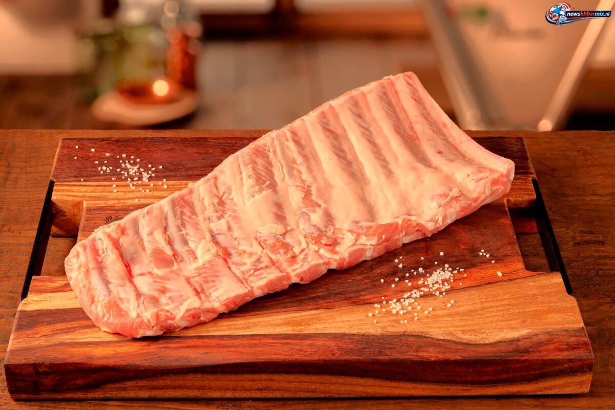  Dit stukje varkensvlees wordt meestal sparerib genoemd. (9)