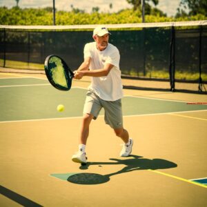 Hoe noemen we de tennisbaan met een kunststof ondergrond (9)