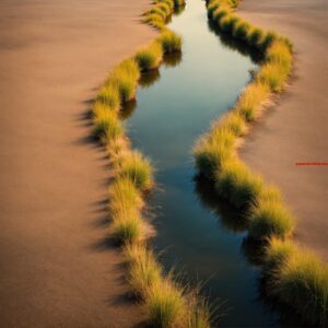 Watertje tussen zandbanken (5)