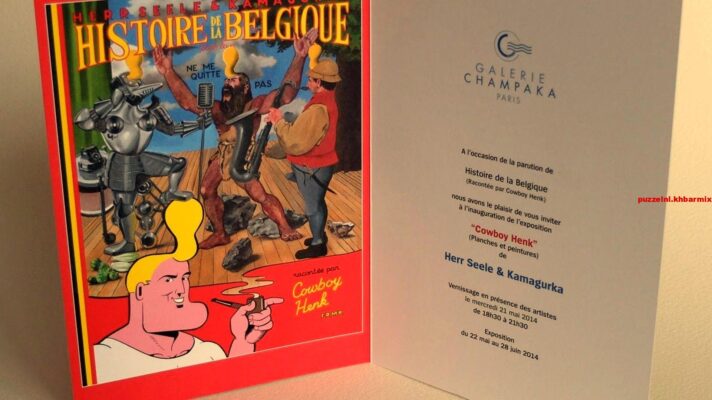 Deze stripreeks stond oorspronkelijk in de krant de morgen (6.4) letters